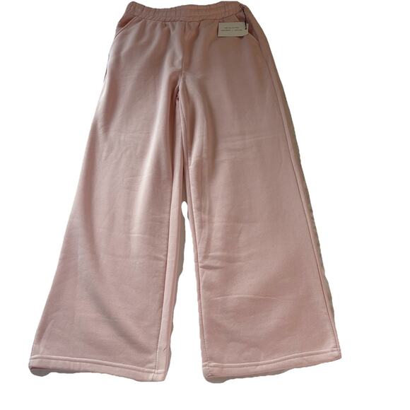 New with Tags Better Together Wide Leg Pink Sweatpants Size Large (31x29.5) - Picture 3 of 14